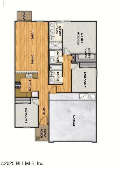 2D floor plan layout of this home in , Jacksonville, FL (Image 3). 2D floor plan layout of this home in , Jacksonville, FL (Image 3).