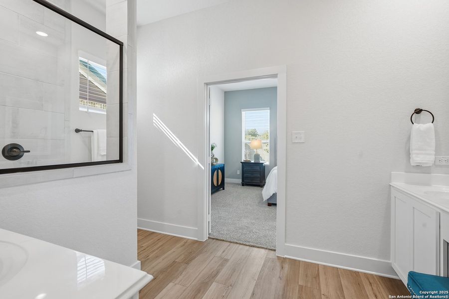 Furnished interior view inside a new home in Hunters Ranch, San Antonio (Image 33).