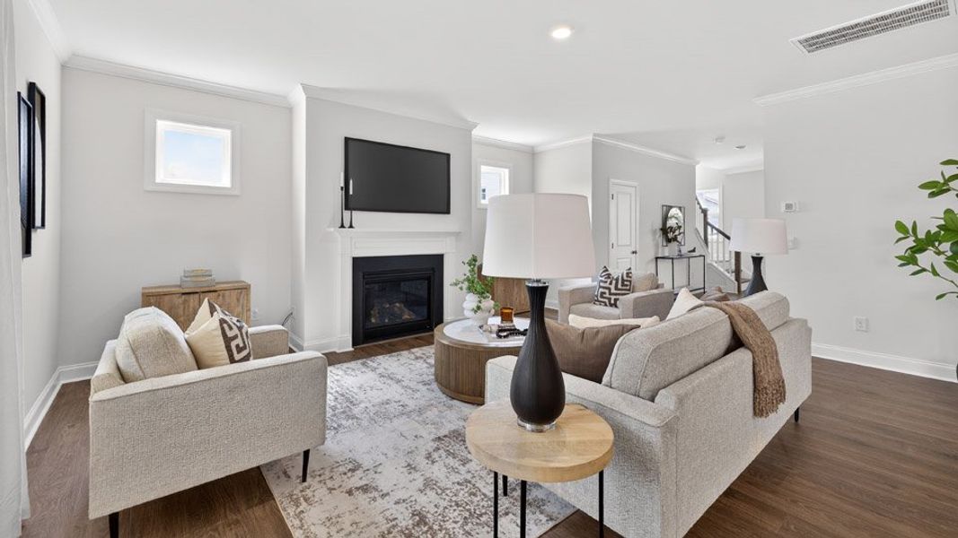 Representative furnished interior of a home built from the Bennett by D.R. Horton in The Manors at Winston Pointe, Clayton (Image 13).
