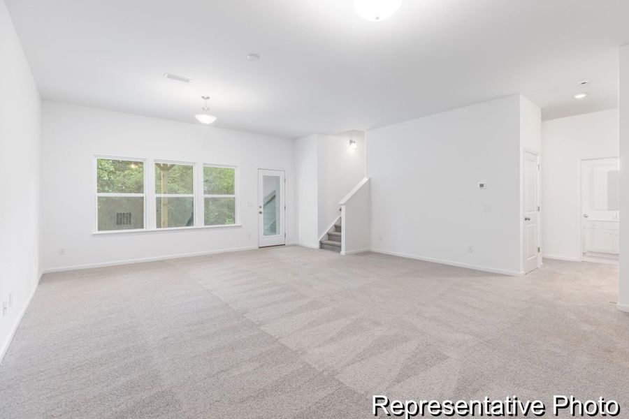 Spacious, unfurnished interior of a new home in River Rock, Winston-Salem (Image 18).