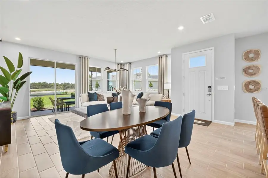 Furnished interior view inside a new home in Crosswind Ranch, Parrish (Image 8).