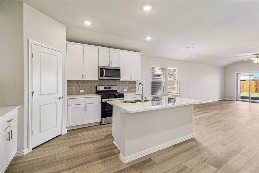 Photo is not of the actual home, but is an inspirational photo of builder’s model home and may depict options, furnishings, and/or decorator features that are not included.