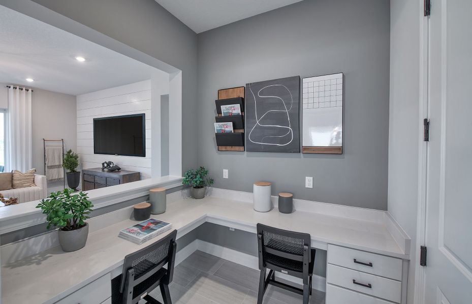 Furnished interior view inside a new home in Avondale at Avenir, Palm Beach Gardens (Image 21).