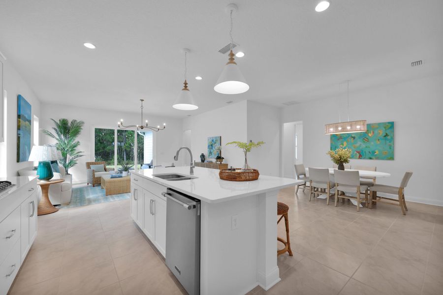 Representative furnished interior of a home built from the Eliza by Riverside Homes in Silver Landing at SilverLeaf, St. Augustine (Image 41). Representative furnished interior of a home built from the Eliza by Riverside Homes in Silver Landing at SilverLeaf, St. Augustine (Image 41).