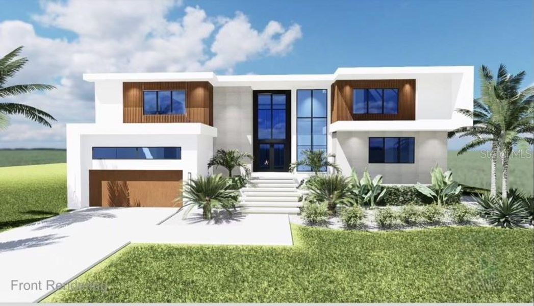 Front exterior of a new home in , Tampa, FL, highlighting curb appeal (Image 1).