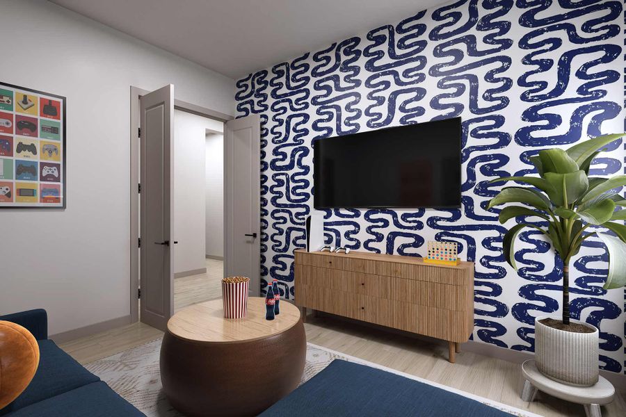 The Capron - Optional TV Room