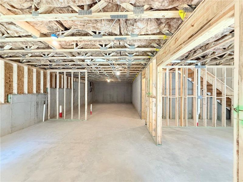 In-progress construction of a new home in Creekside, Dawsonville, GA (Image 44).