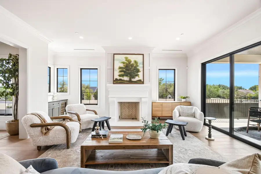 Furnished interior view inside a new home in The Overlook at Westlake, Austin (Image 5).