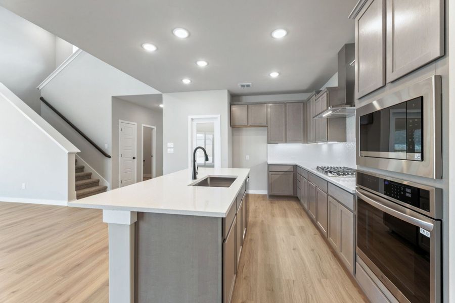 Furnished interior view inside a new home in Veranda Signature, San Antonio (Image 6).