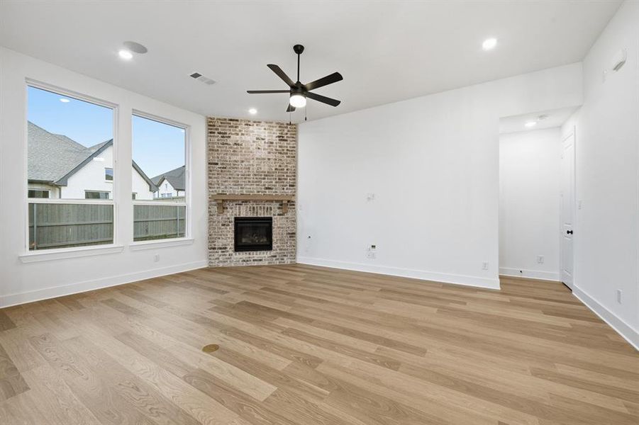 Spacious, unfurnished interior of a new home in Pecan Square: 50ft. lots, Northlake (Image 16).