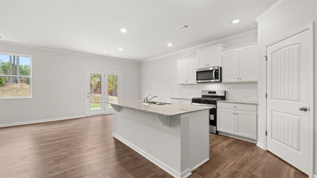 Furnished interior view inside a new home in , Cartersville (Image 3).