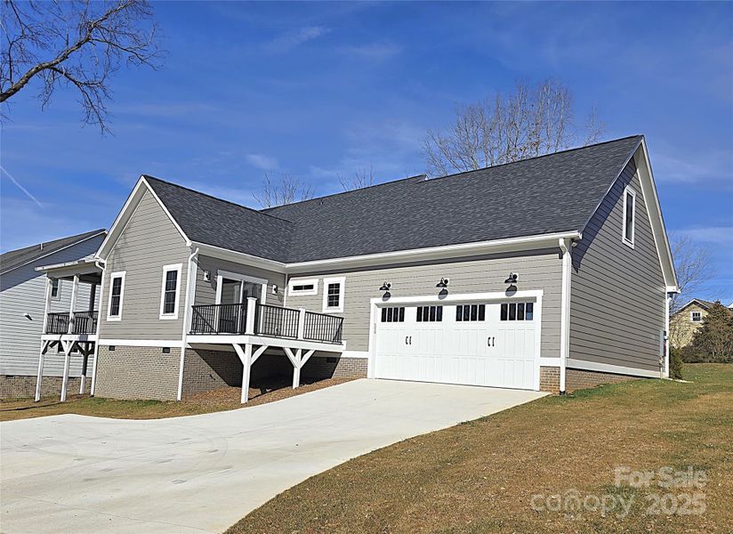 Front exterior of a new home in , Hickory, NC, highlighting curb appeal (Image 16).