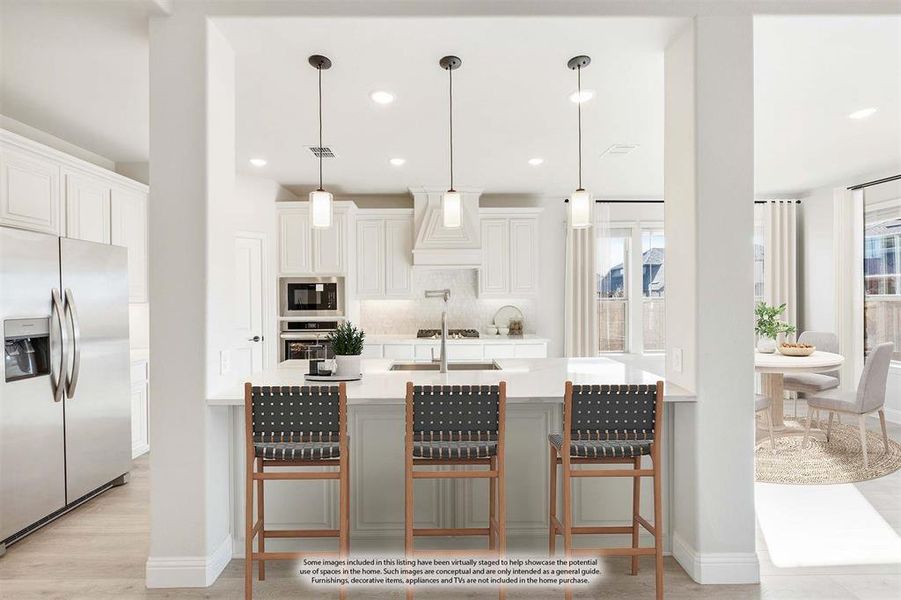 Furnished interior view inside a new home in West Crossing, Anna (Image 14).