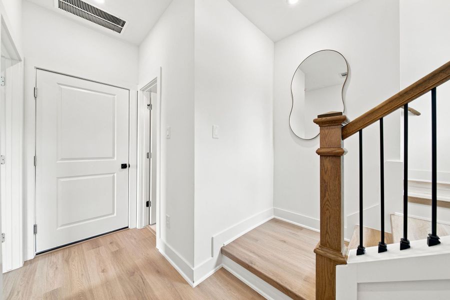 Spacious, unfurnished interior of a new home in Commons at West Tidwell, Houston (Image 19).