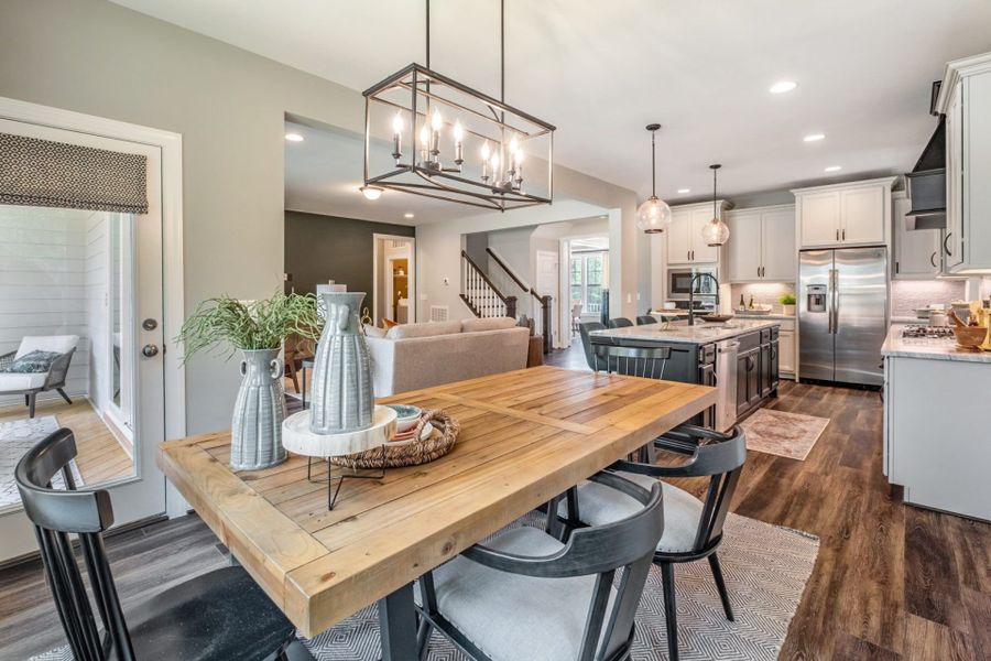 3 The Galloway By HHHunt Homes Dining Area and Kitchen