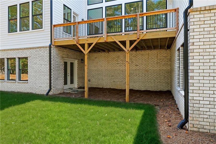 Exterior details and patio area of a home in , Cumming (Image 29).