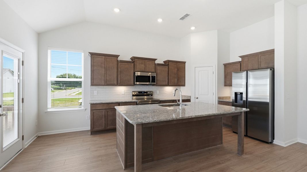 Furnished interior view inside a new home in Wheatfield, Shelbyville (Image 10).