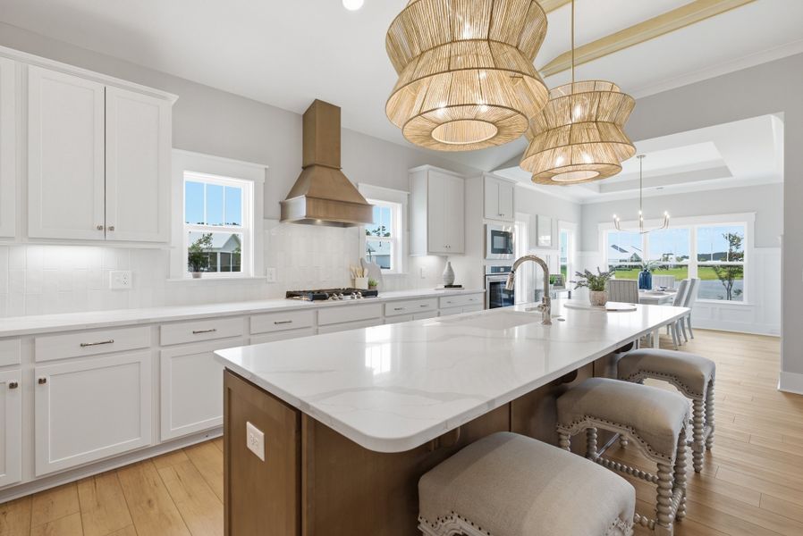 Furnished interior view inside a new home in The Sanctuary at Sunset Beach, Sunset Beach (Image 33).