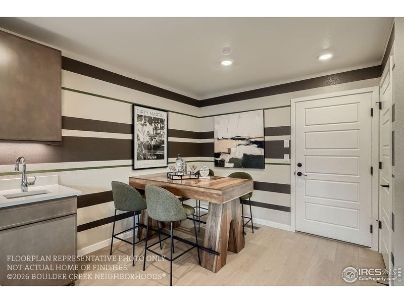 Furnished interior view inside a new home in Baseline, Broomfield (Image 12).