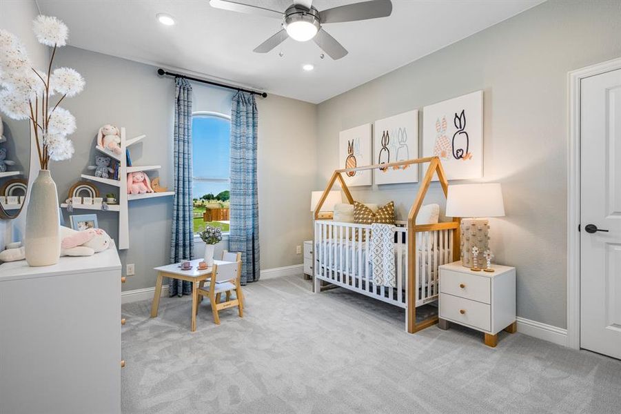Furnished interior view inside a new home in , McKinney (Image 6).