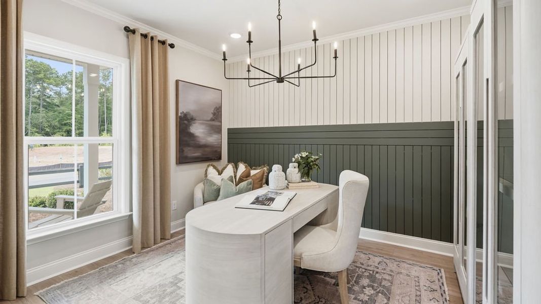 Representative furnished interior of a home built from the Braddock by Pulte Homes in Oakleaf Chase, Blythewood (Image 32).
