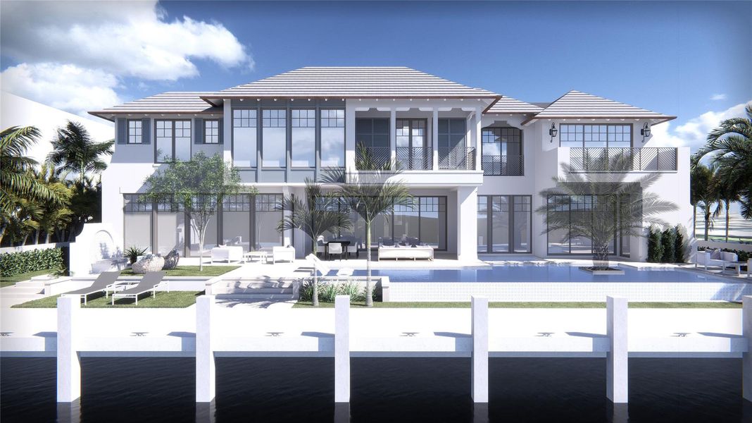 Front exterior of a new home in , Fort Lauderdale, FL, highlighting curb appeal (Image 1). Front exterior of a new home in , Fort Lauderdale, FL, highlighting curb appeal (Image 1).