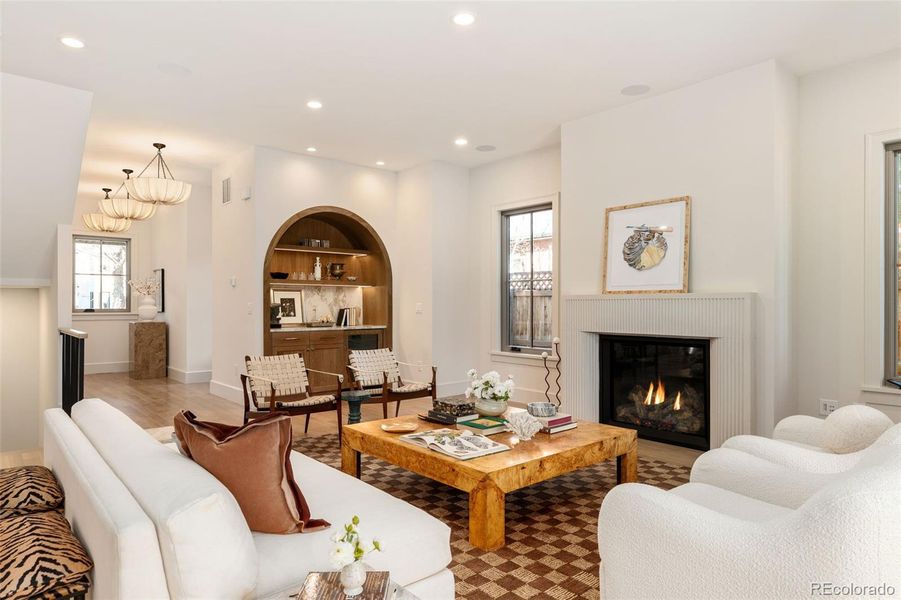 Furnished interior view inside a new home in , Denver (Image 17).
