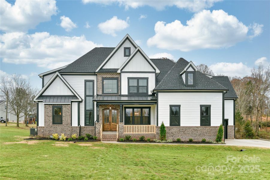 Front exterior of a new home in , Statesville, NC, highlighting curb appeal (Image 18).