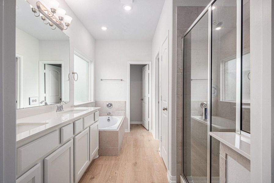 Furnished interior view inside a new home in , Bay City (Image 10). Furnished interior view inside a new home in , Bay City (Image 10).