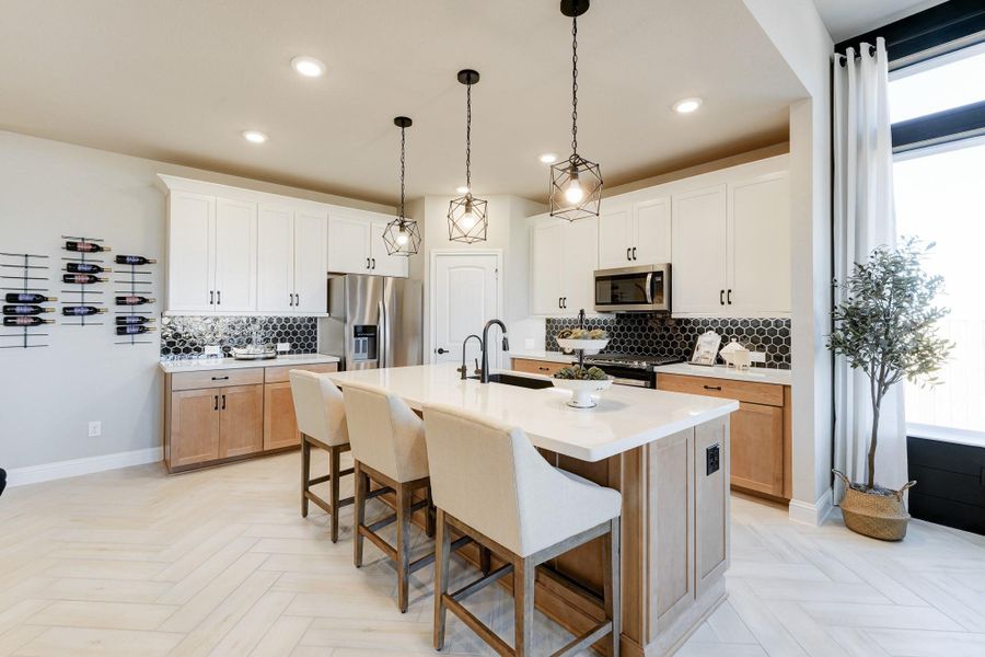 Furnished interior view inside a new home in Bridgeland: Signature Collection, Cypress (Image 38).