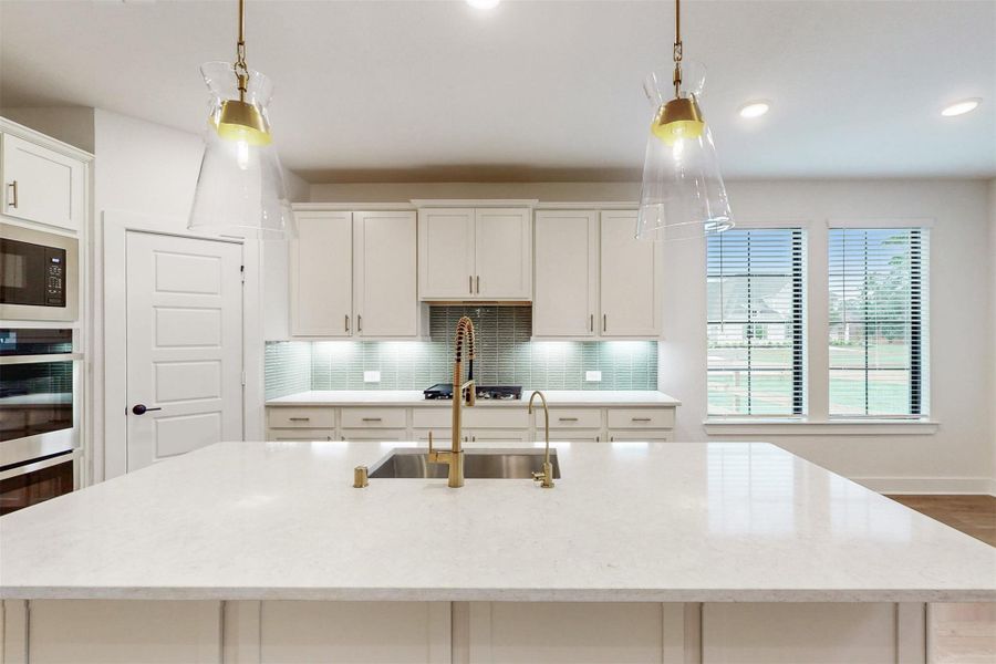 Furnished interior view inside a new home in Sorella, Tomball (Image 8).