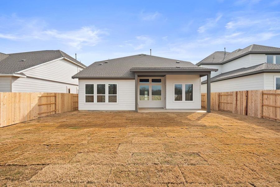 Exterior details and patio area of a home in Lagos Reserve, Manor (Image 22).