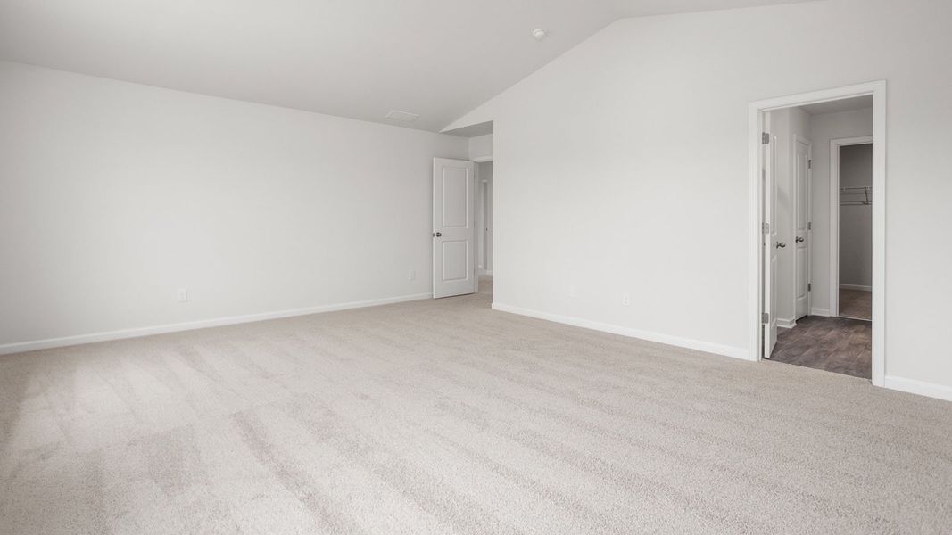 Representative unfurnished interior of a home built from the Kyle by D.R. Horton in Foxtail, Yadkinville (Image 30).