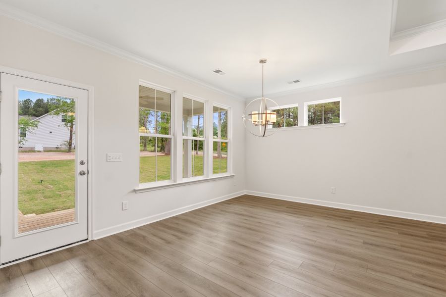 Spacious, unfurnished interior of a new home in Landing at Pine Lake, Anderson (Image 24).