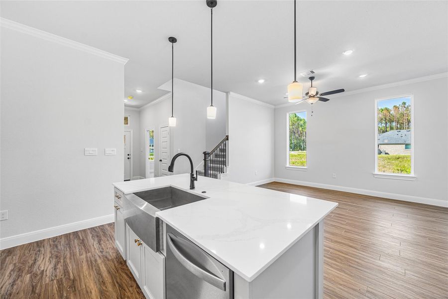 Furnished interior view inside a new home in Encino Estates, Dayton (Image 7).
