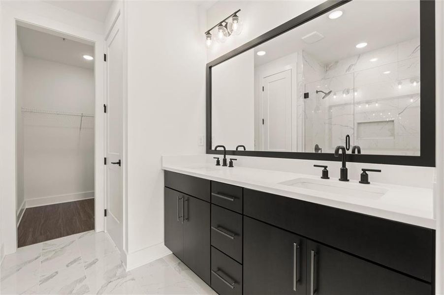 Furnished interior view inside a new home in , Alpharetta (Image 12).