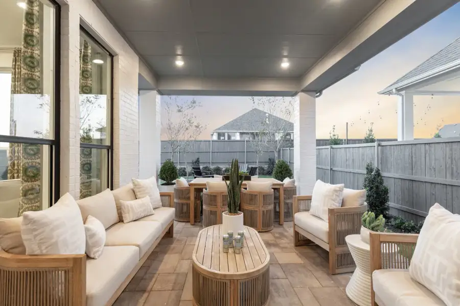 Representative Patio - some options shown