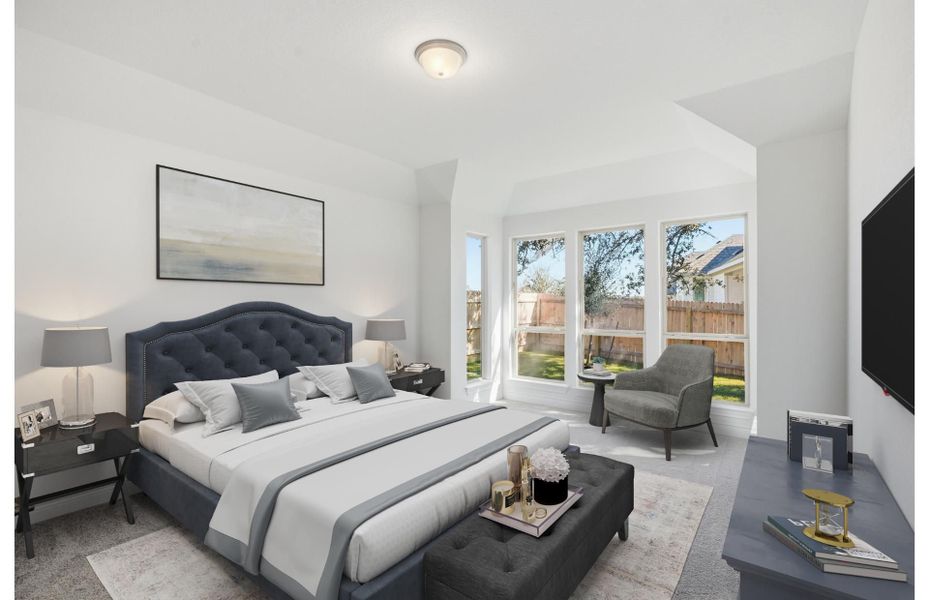 Furnished interior view inside a new home in Corley Farms, Boerne (Image 2). Furnished interior view inside a new home in Corley Farms, Boerne (Image 2).