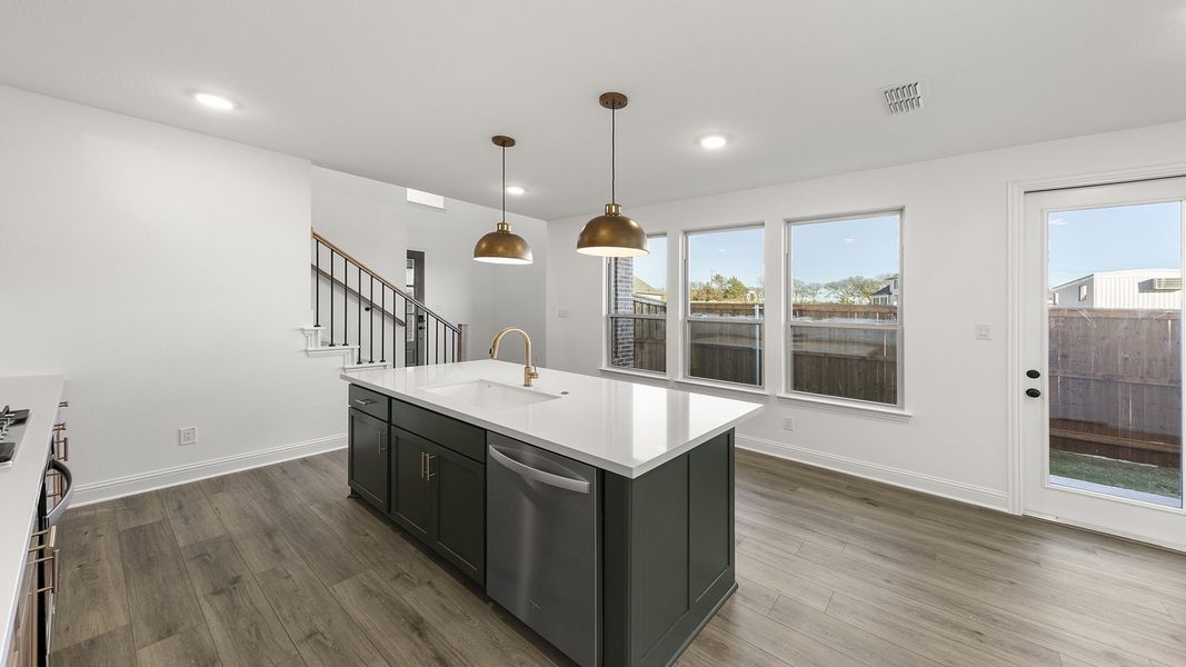 Furnished interior view inside a new home in Hillside Village 40s, Celina (Image 10).