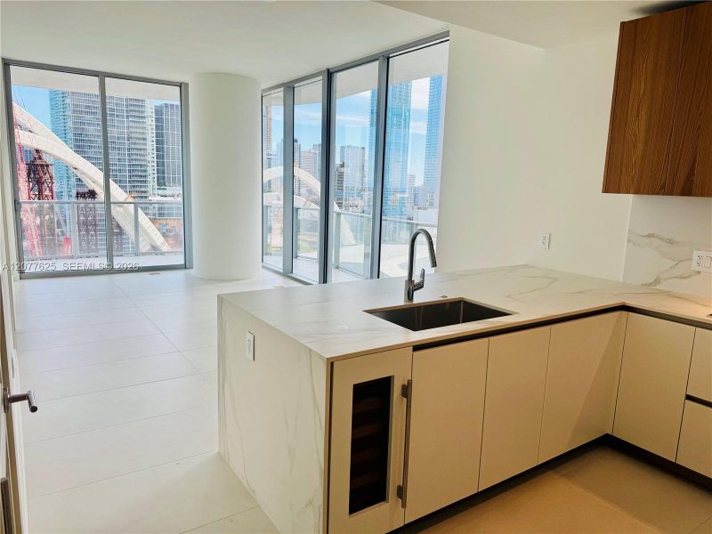 Furnished interior view inside a new home in , Miami (Image 9). Furnished interior view inside a new home in , Miami (Image 9).