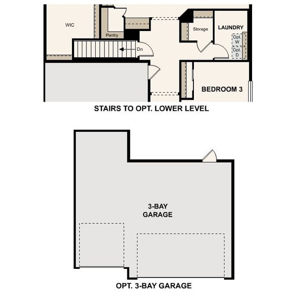 2D floor plan layout of this home in Prairie Song, Windsor, CO (Image 3).