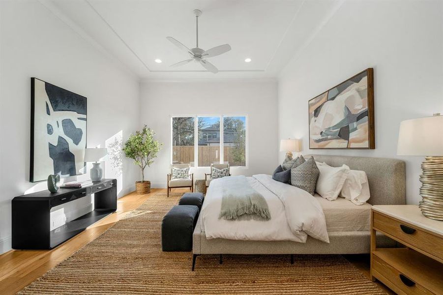 Furnished interior view inside a new home in , Dallas (Image 7).