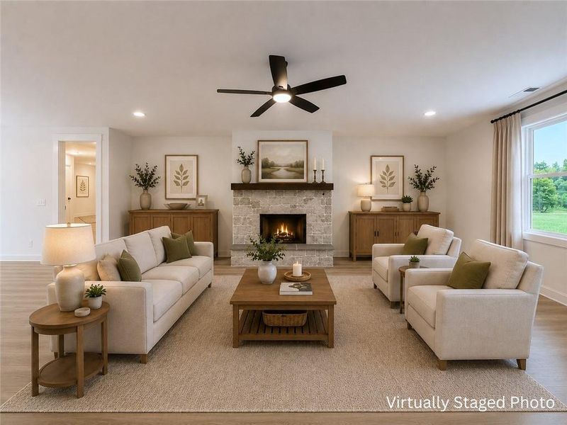 Furnished interior view inside a new home in , Madison (Image 5). Furnished interior view inside a new home in , Madison (Image 5).