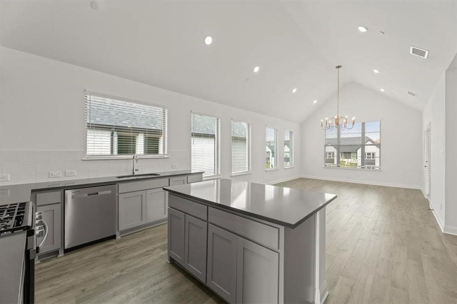 Furnished interior view inside a new home in Chelsea Commons, Allen (Image 5).