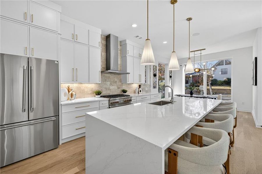 Furnished interior view inside a new home in , Atlanta (Image 31).