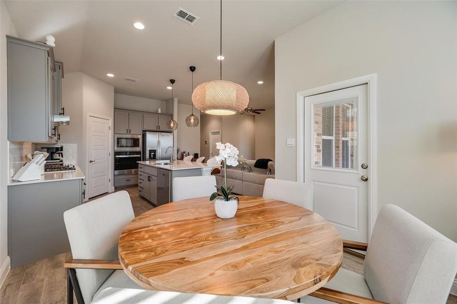 Furnished interior view inside a new home in , Denton (Image 7).