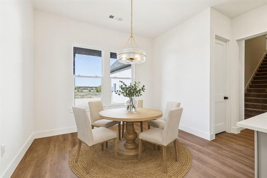 Furnished interior view inside a new home in , Justin (Image 17).