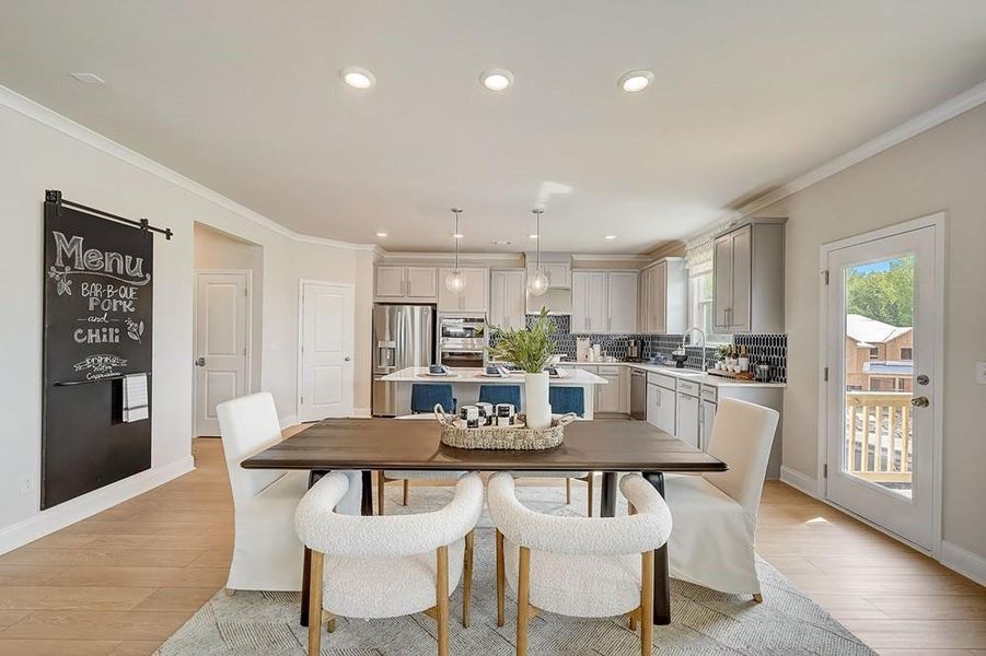 Furnished interior view inside a new home in Dreycott, Lawrenceville (Image 13).