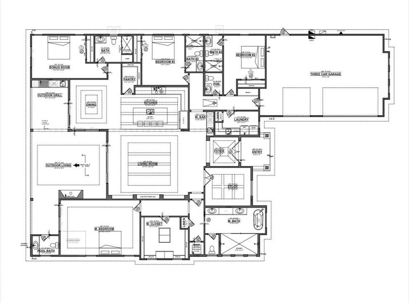 Floor Plan for 127 Pine Bluff Floor Plan for 127 Pine Bluff