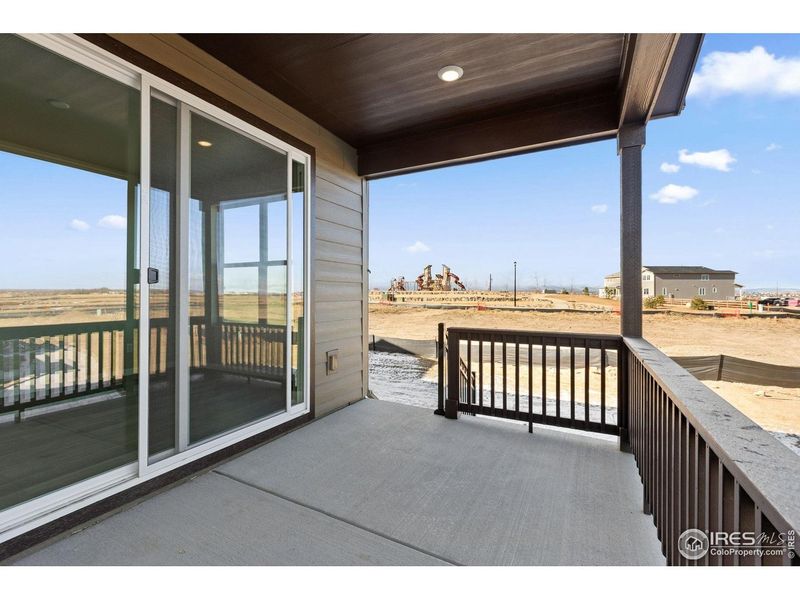 Exterior details and patio area of a home in Cordovan, Longmont (Image 3). Exterior details and patio area of a home in Cordovan, Longmont (Image 3).